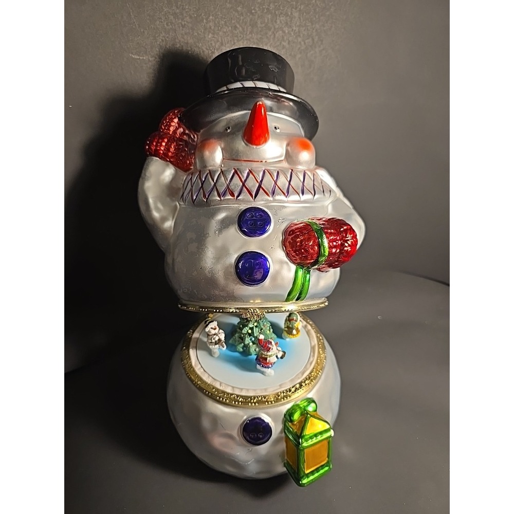 Mr. Christmas‎ Music Box Snowman For Decoration Only SEE Description